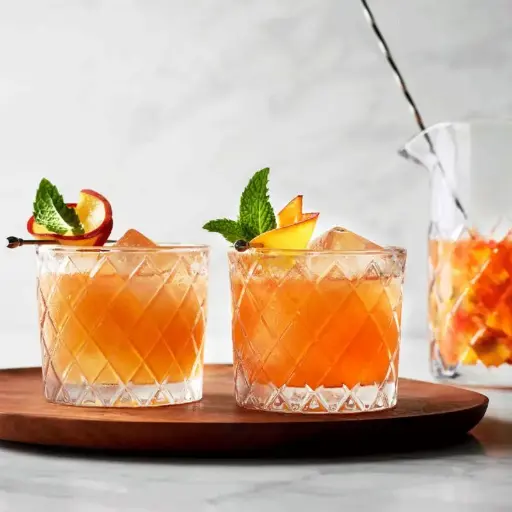 36-Peach Bourbon Smash-Free